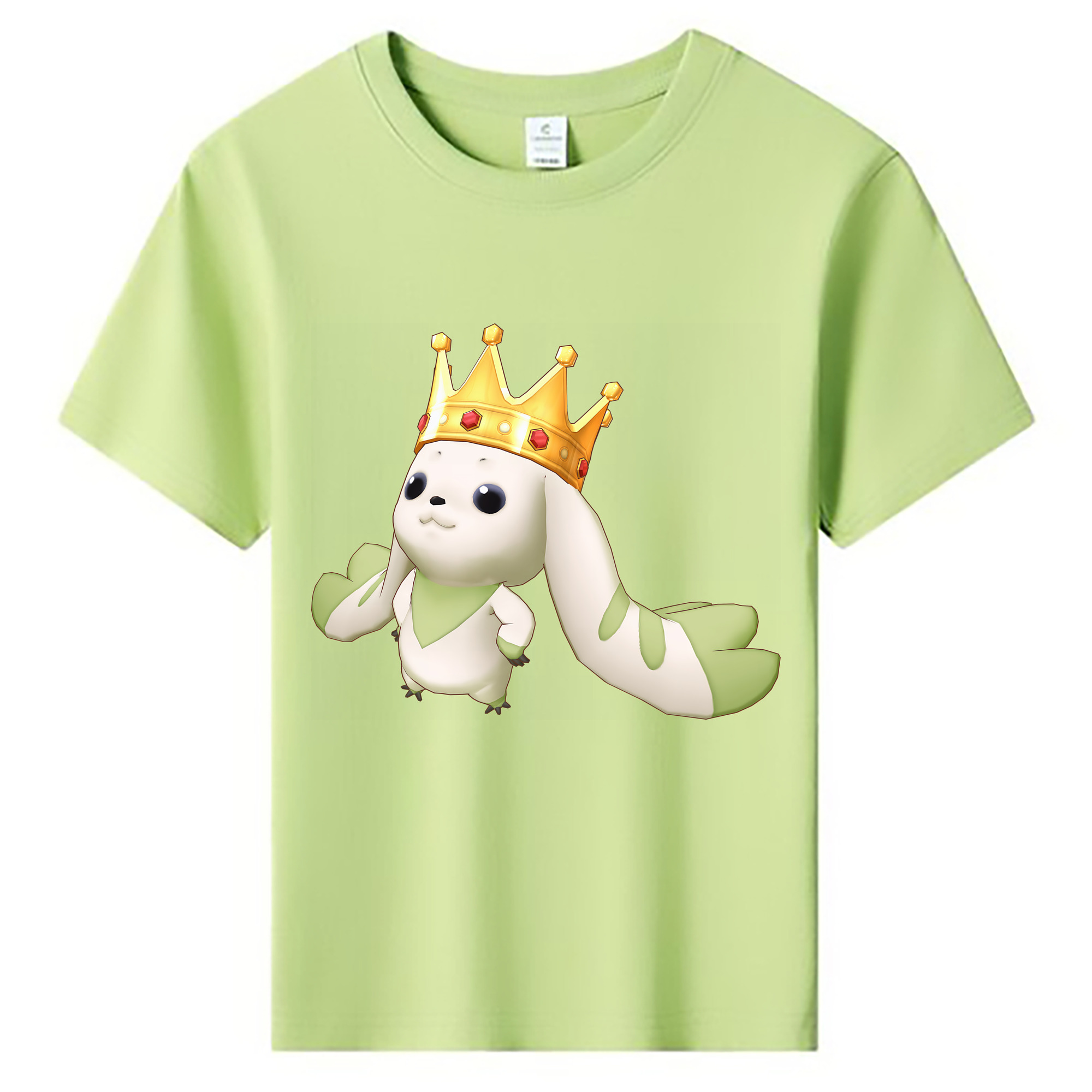 （画像用） Digimon デジタルモンスター/デジモン 綿100％キッズTシャツ（フロントプリント）